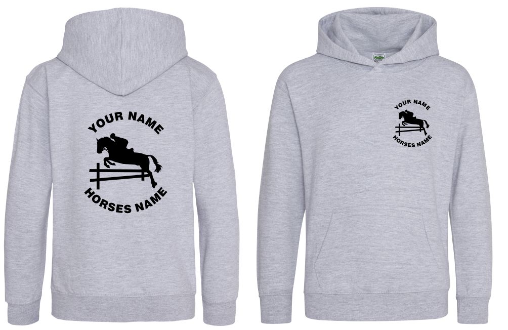 Show Jumping - Horse Riding Kids Hoodie - Image 5