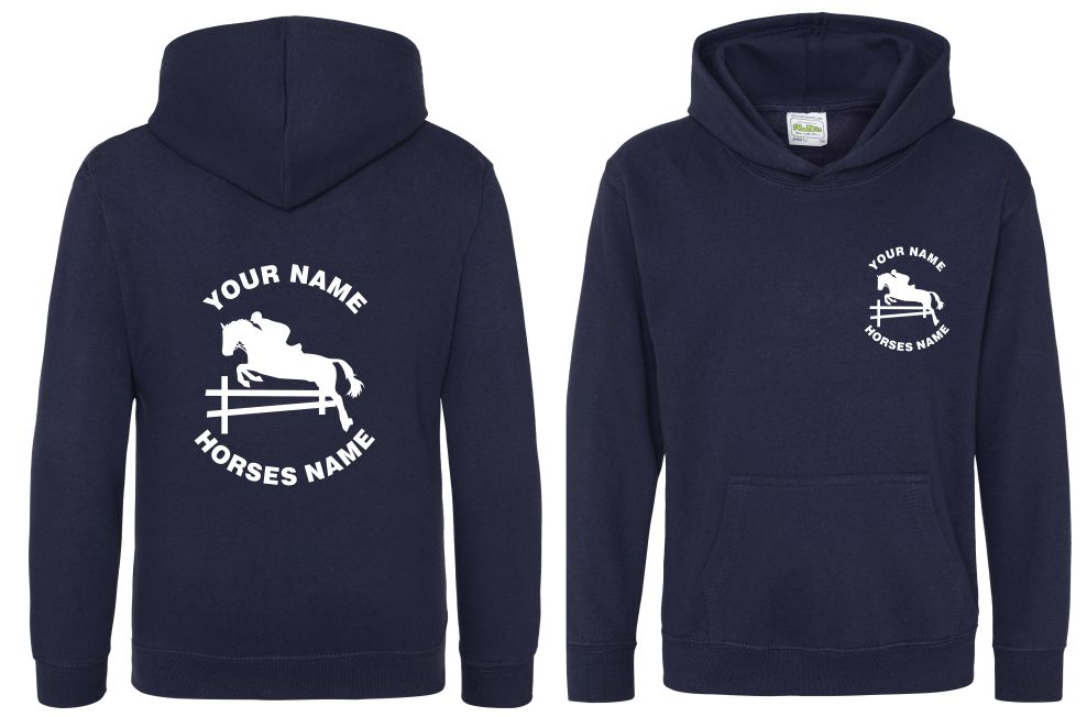 Show Jumping - Horse Riding Kids Hoodie - Image 4