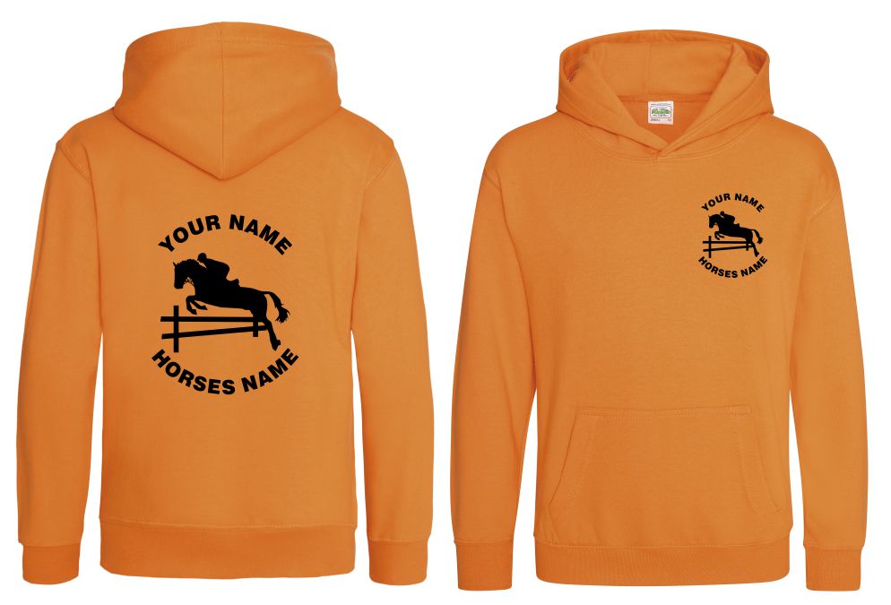Show Jumping - Horse Riding Kids Hoodie - Image 3