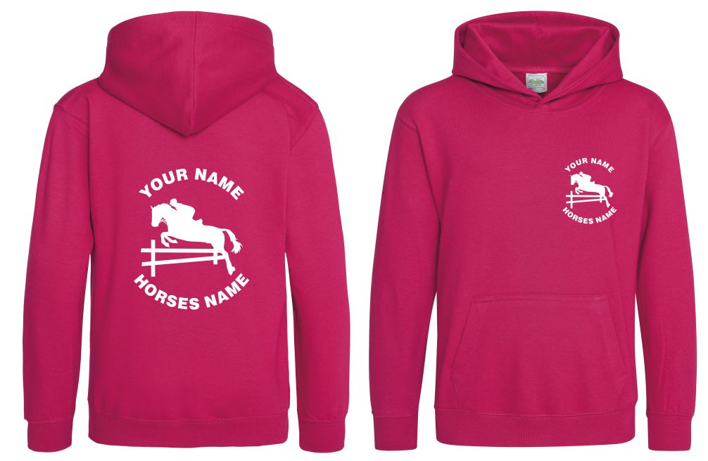 Show Jumping - Horse Riding Kids Hoodie - Image 2