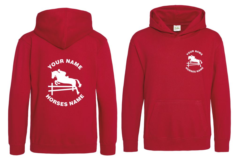 Show Jumping - Horse Riding Kids Hoodie - Image 10
