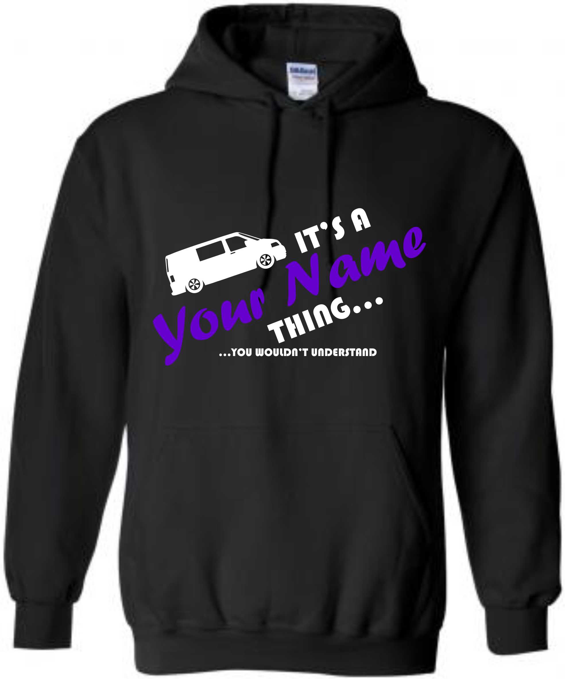 Kids Personalised Campervan Hoodie, Camping Hoody, Name Hooded Sweat - Image 8