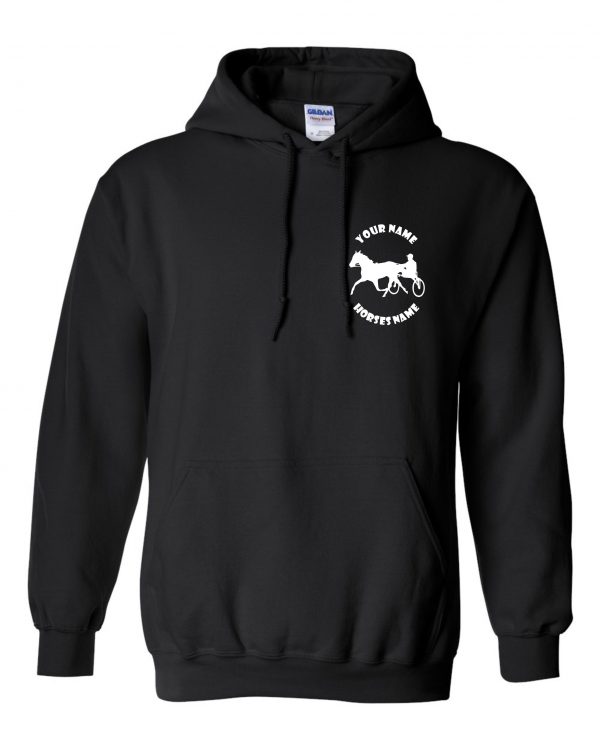 Horse and Cart Hoodie - Pony and Trap Equestrian Horseriding Hoody - Image 17