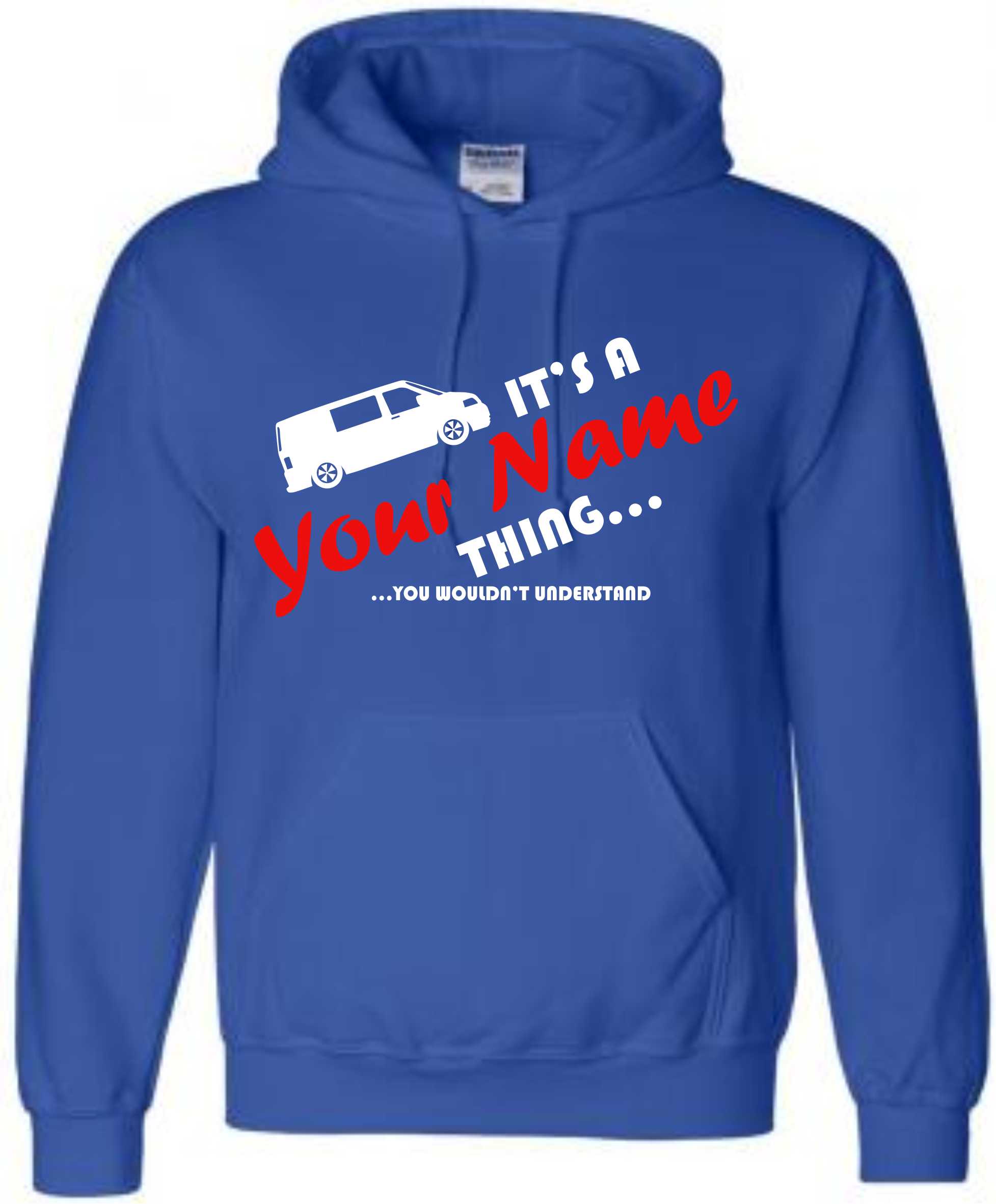 Kids Personalised Campervan Hoodie, Camping Hoody, Name Hooded Sweat - Image 7