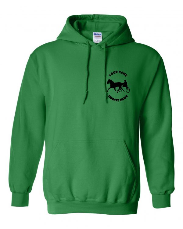 Horse and Cart Hoodie - Pony and Trap Equestrian Horseriding Hoody - Image 13