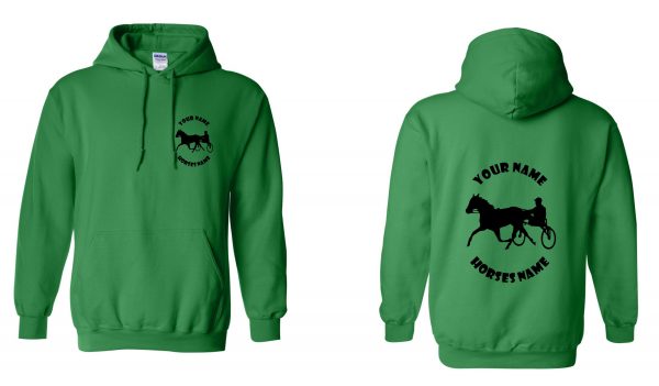 Horse and Cart Hoodie - Pony and Trap Equestrian Horseriding Hoody - Image 23