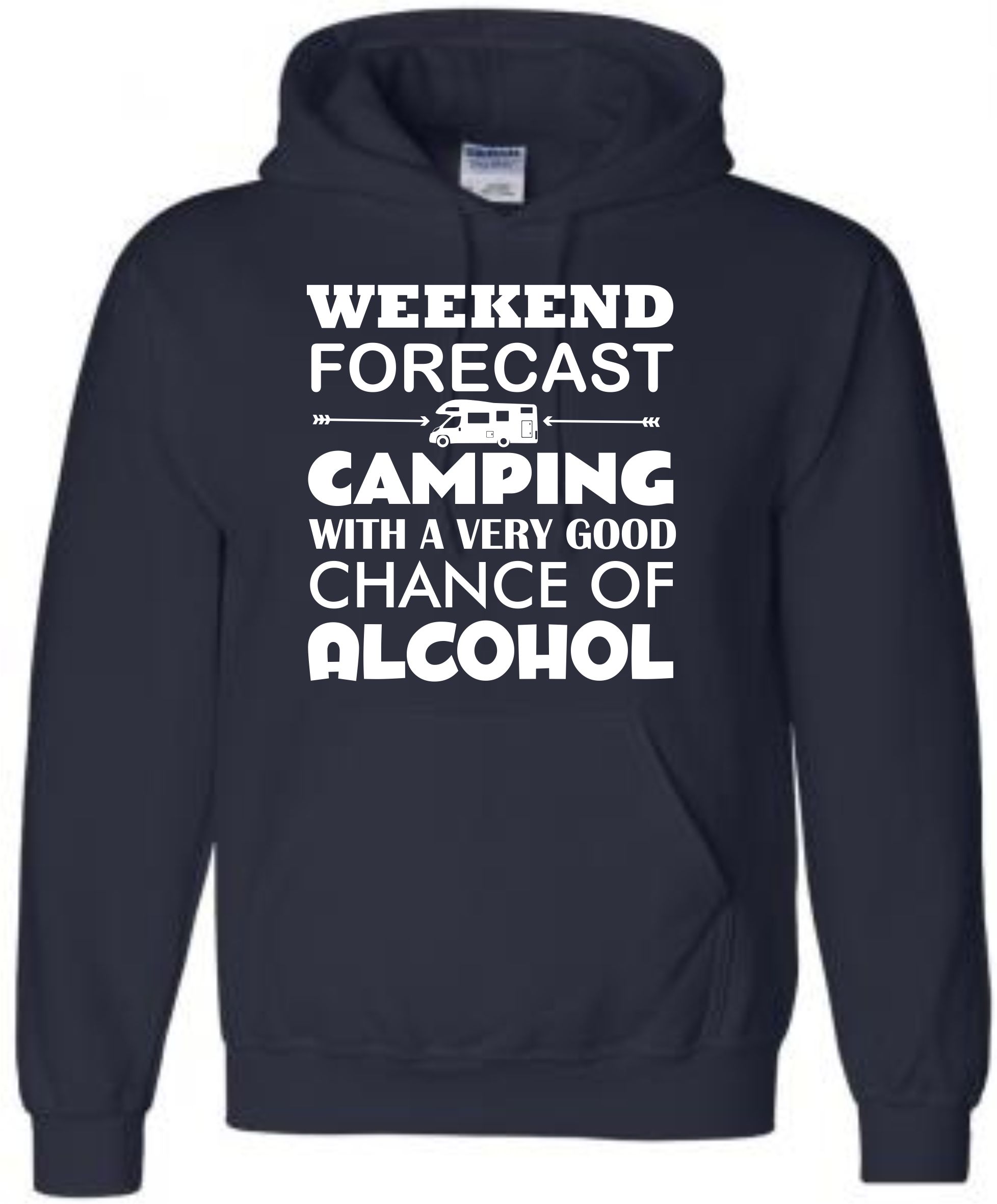 Motorhome Hoodie, Camping Alcohol Hoody, Camper Hoodie, Glamping Hoody - Image 5