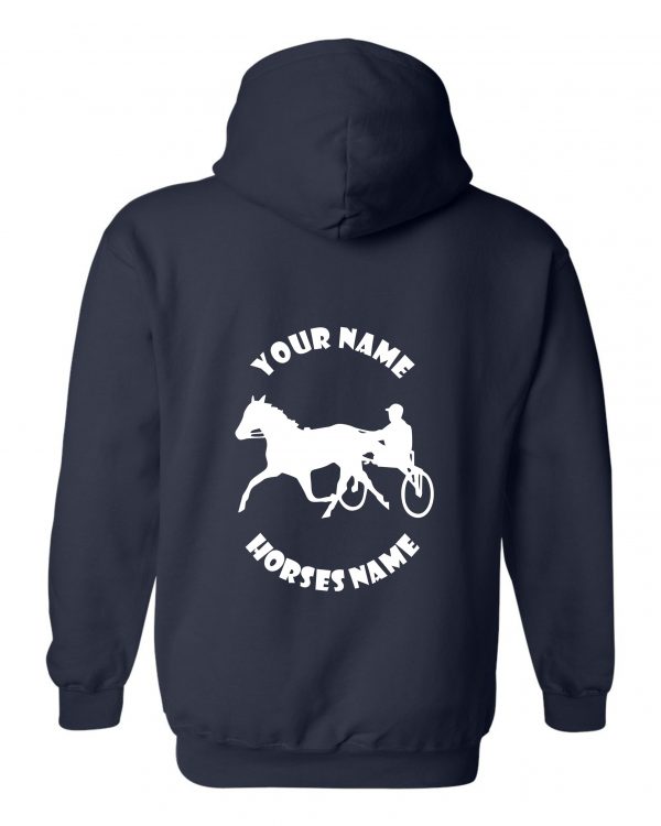 Horse and Cart Hoodie, Kids Personalised Equestrian Hoodie, Horseriding Hoody - Image 9