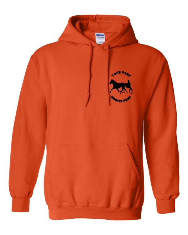 Horse and Cart Hoodie - Pony and Trap Equestrian Horseriding Hoody - Image 7