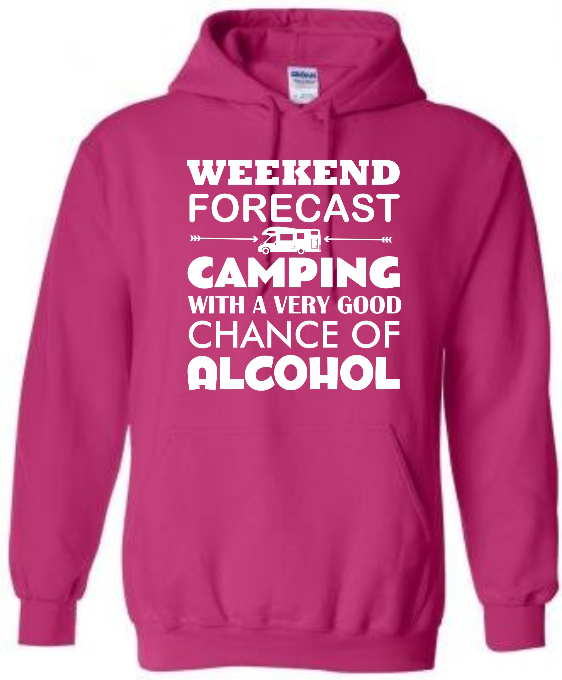 Motorhome Hoodie, Camping Alcohol Hoody, Camper Hoodie, Glamping Hoody - Image 3