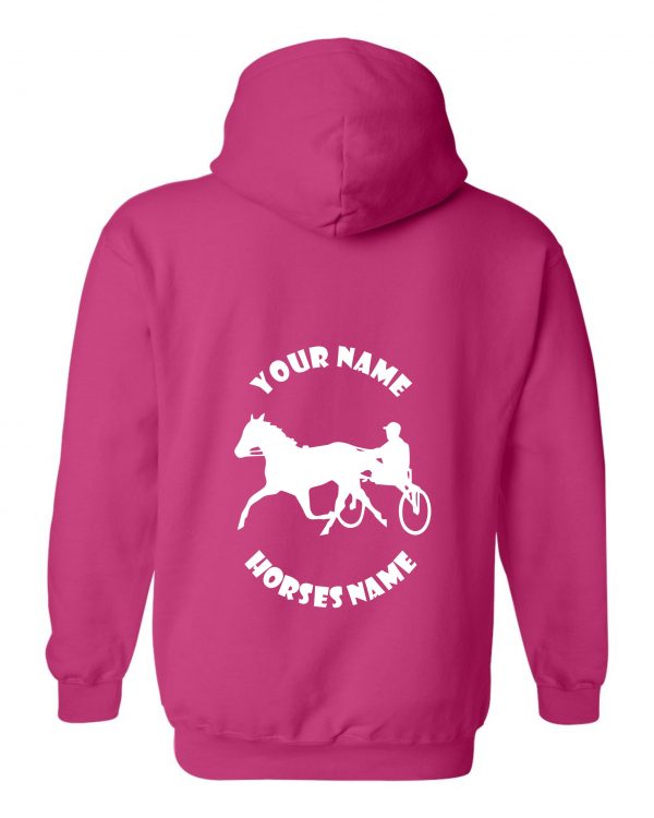 Horse and Cart Hoodie, Kids Personalised Equestrian Hoodie, Horseriding Hoody - Image 5