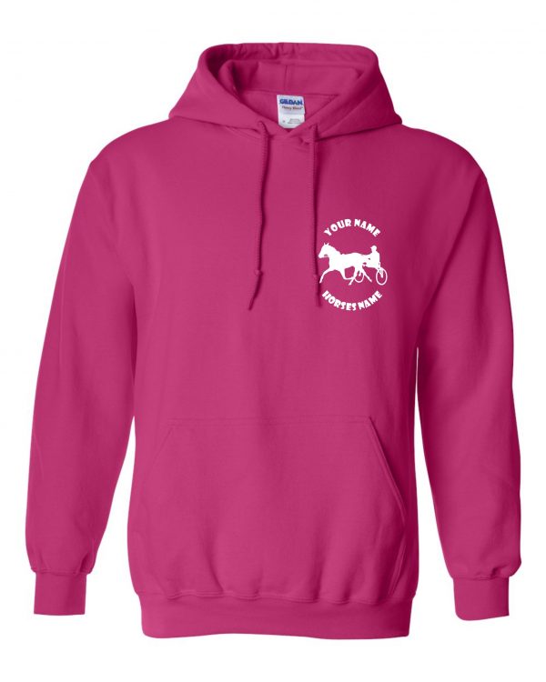 Horse and Cart Hoodie - Pony and Trap Equestrian Horseriding Hoody - Image 5