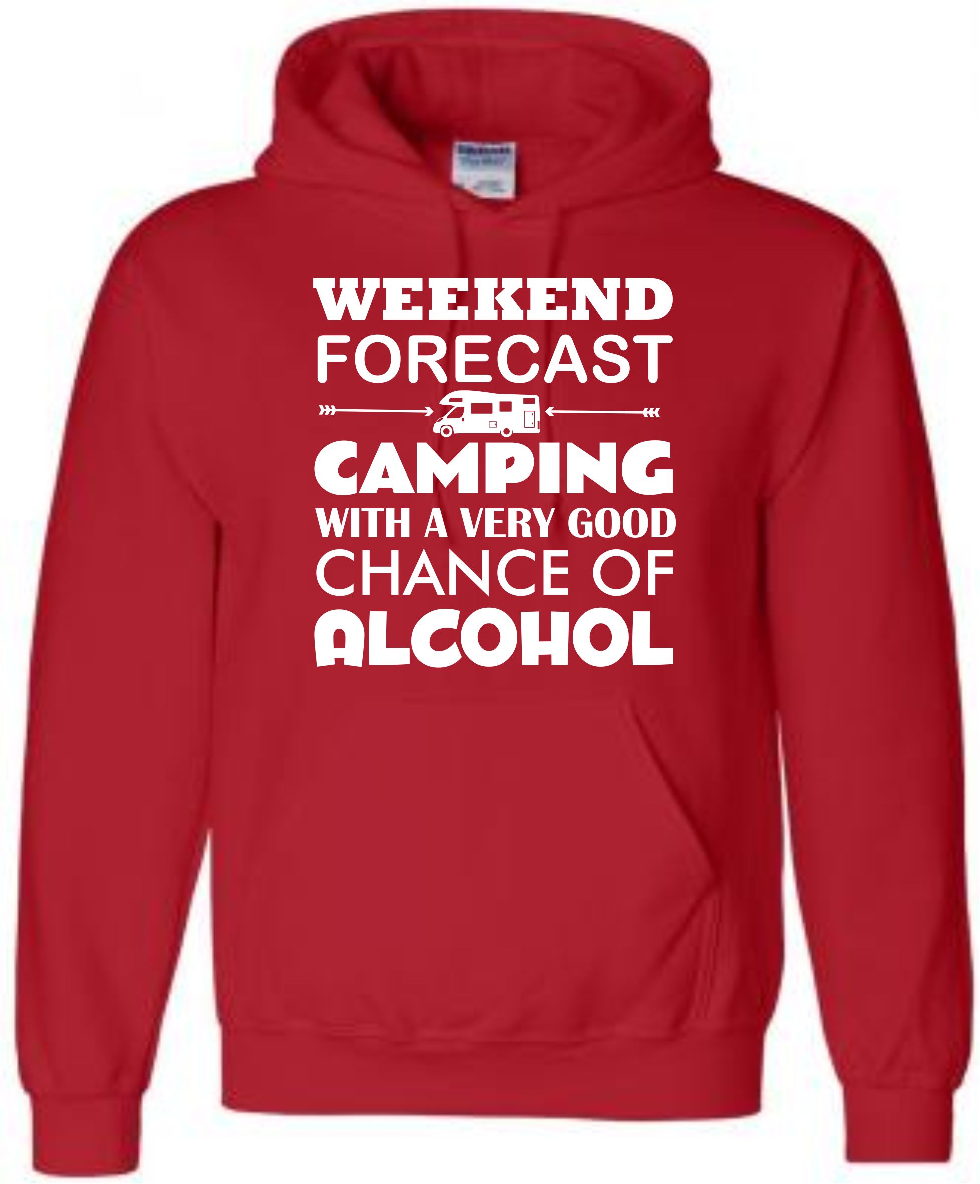 Motorhome Hoodie, Camping Alcohol Hoody, Camper Hoodie, Glamping Hoody - Image 2