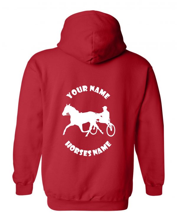 Horse and Cart Hoodie, Kids Personalised Equestrian Hoodie, Horseriding Hoody - Image 3