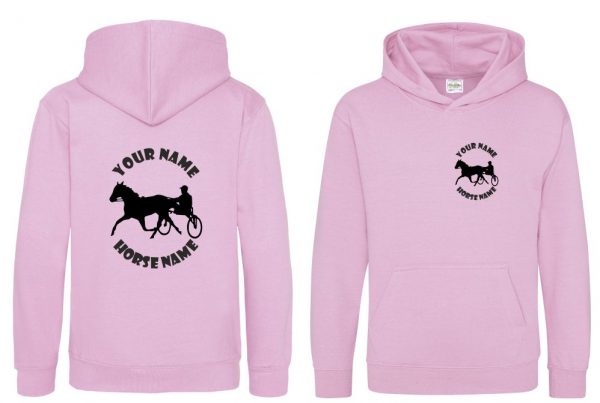 Horse and Cart Hoodie, Kids Personalised Equestrian Hoodie, Horseriding Hoody - Image 19