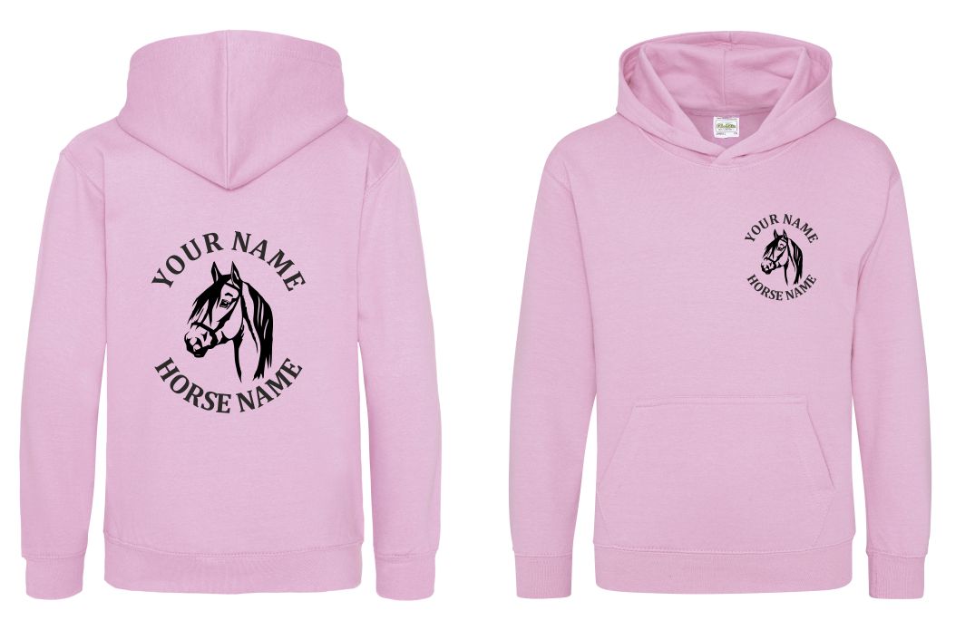 Kids Personalised Horseriding Hoodie, Equestrian Hoodie, Horse Hoody - Image 10