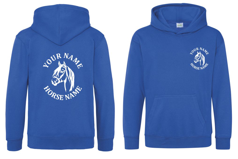 Kids Personalised Horseriding Hoodie, Equestrian Hoodie, Horse Hoody - Image 8