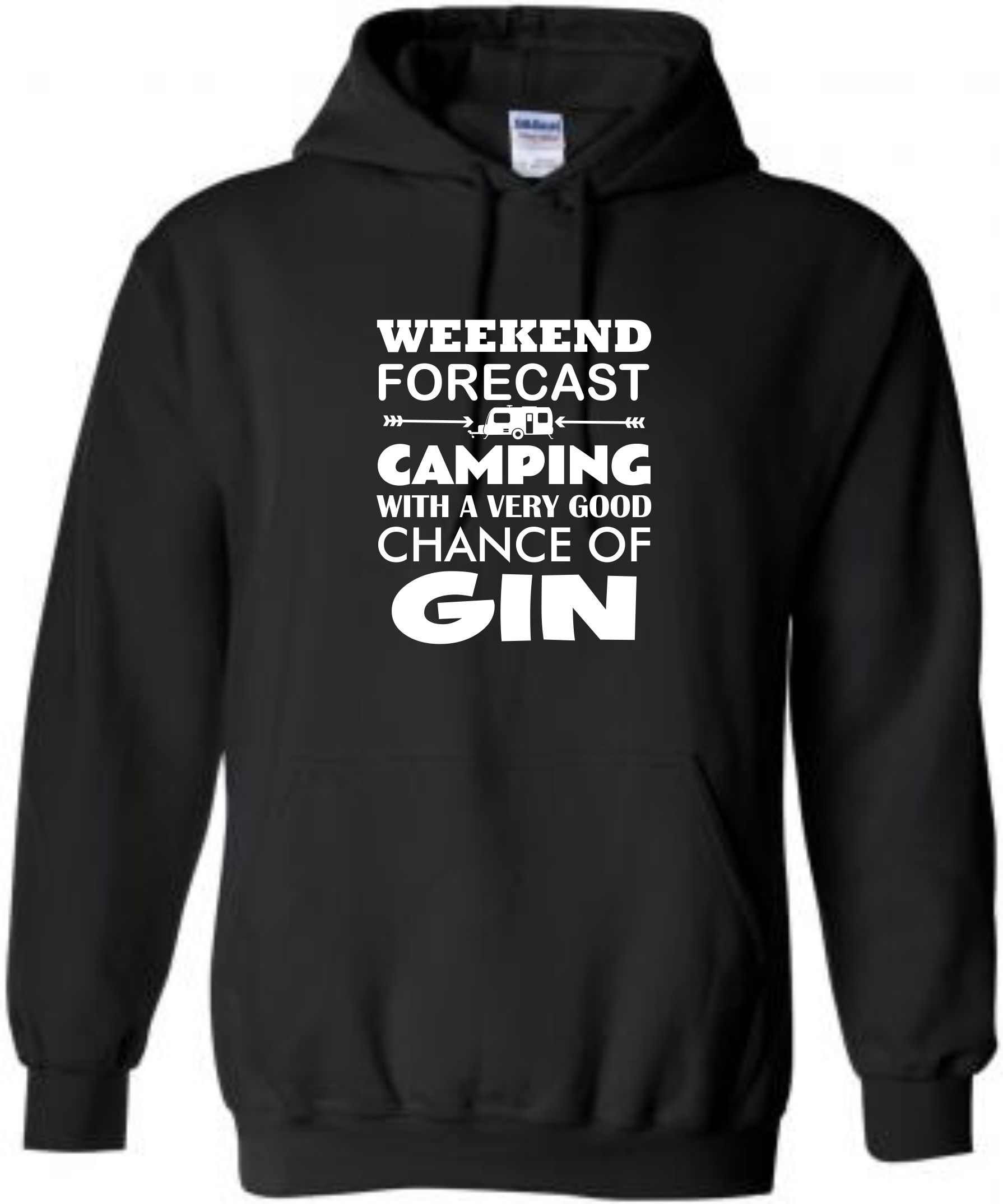 Caravan Hoodie, Gin Hoodie, Weekend Forecast Camping Hoody, Glamping Hoody - Image 10