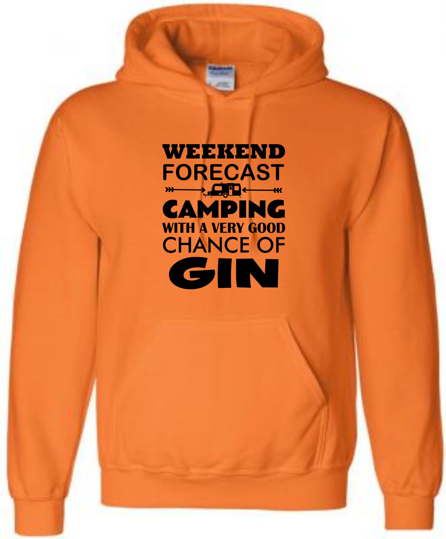 Caravan Hoodie, Gin Hoodie, Weekend Forecast Camping Hoody, Glamping Hoody - Image 4