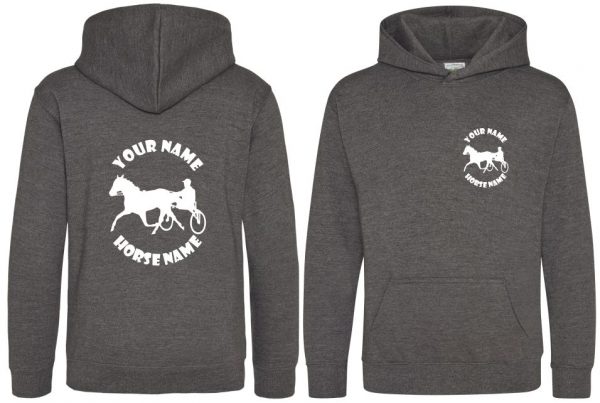 Horse and Cart Hoodie, Kids Personalised Equestrian Hoodie, Horseriding Hoody - Image 18