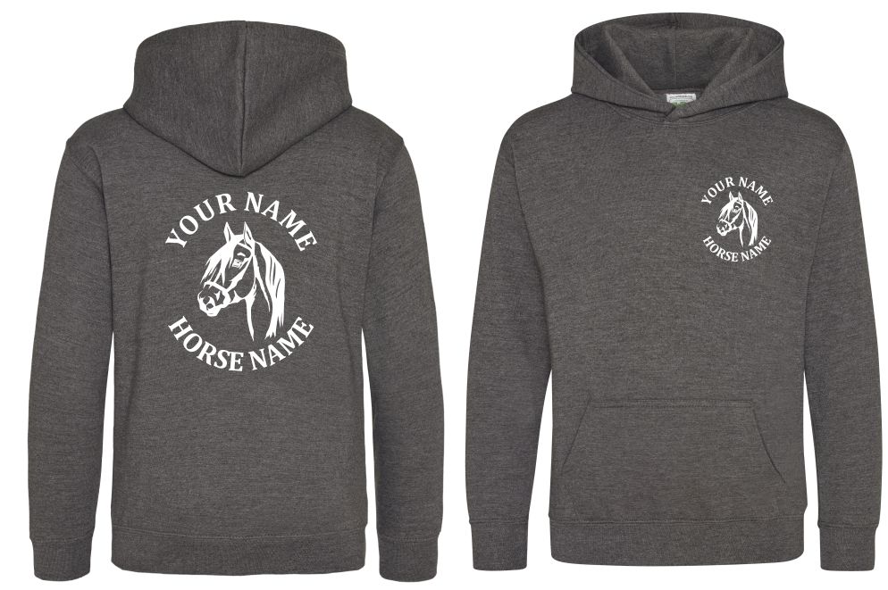 Kids Personalised Horseriding Hoodie, Equestrian Hoodie, Horse Hoody - Image 7