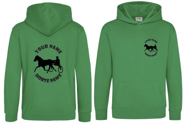 Horse and Cart Hoodie, Kids Personalised Equestrian Hoodie, Horseriding Hoody - Image 12