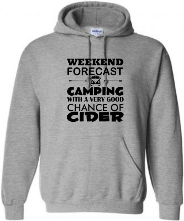 Weekend Forecast Campervan Hoody, Cider Camper Hoodie, V Dub Hoody - Image 8