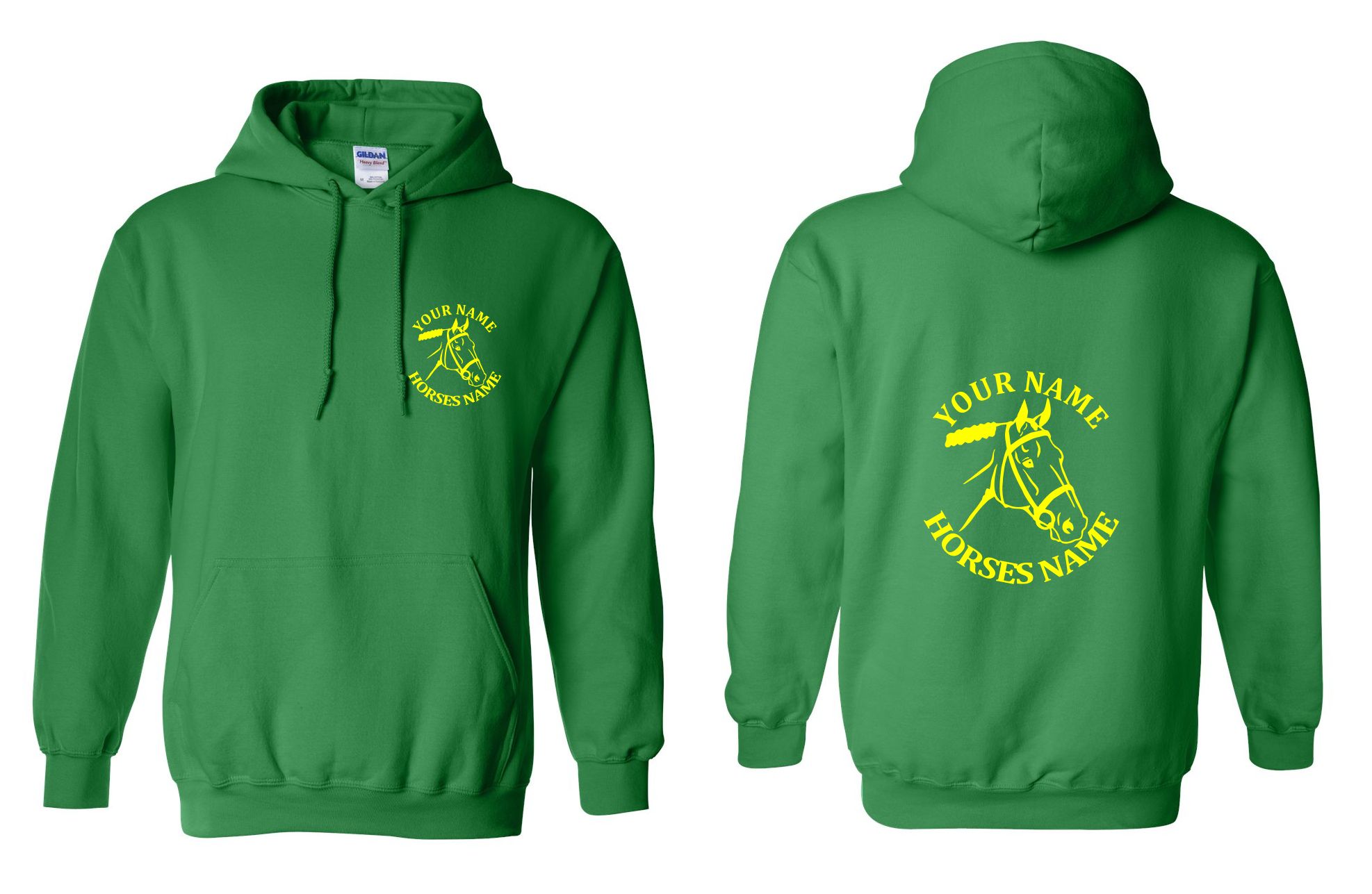 Kids Personalised Horse Head Hoodie, Equestrian Hoodie, Horseriding Hoody