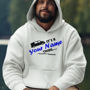Personalised Camper Camping Hoodie - Name Hoody