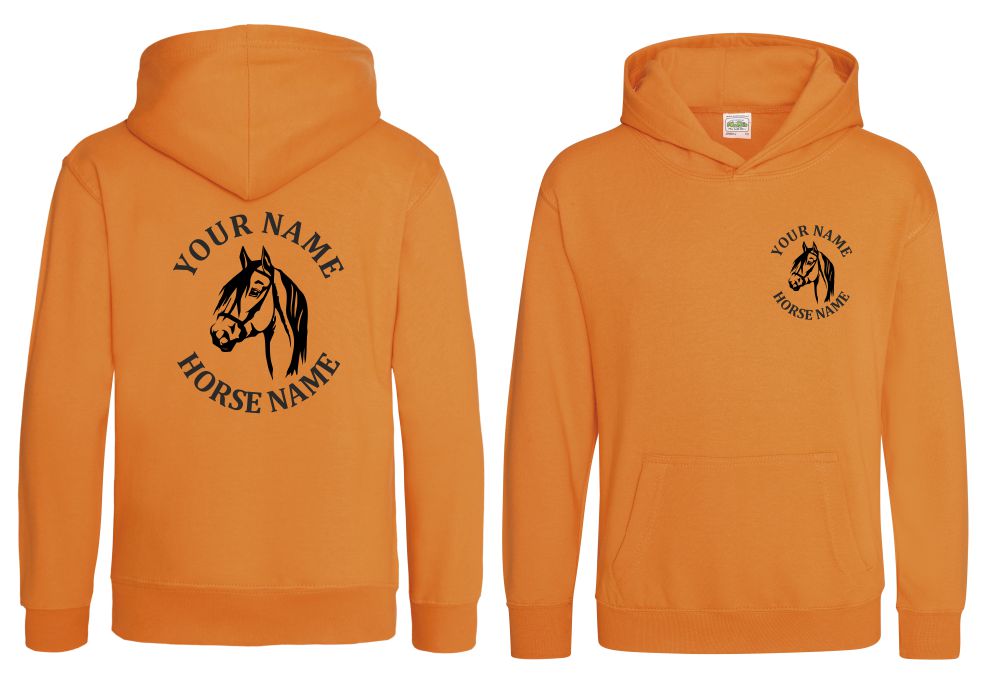 Kids Personalised Horseriding Hoodie, Equestrian Hoodie, Horse Hoody - Image 4