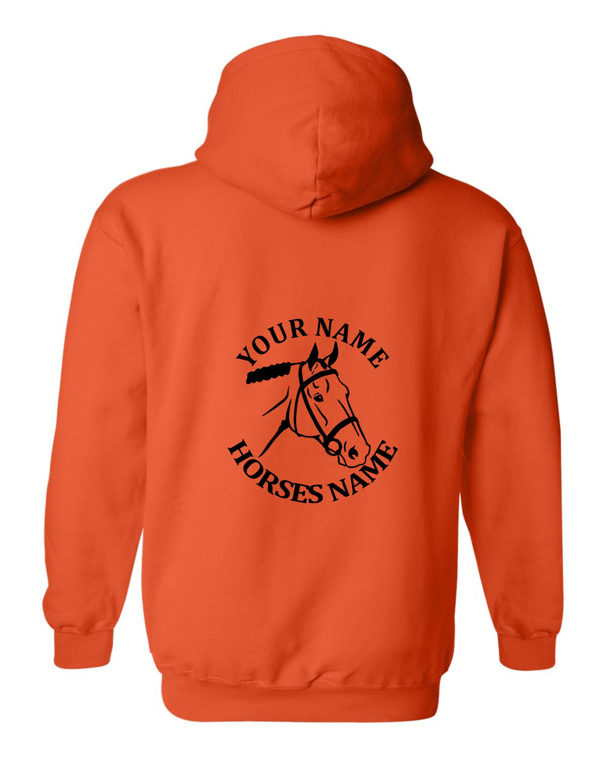 Kids Personalised Horse Head Hoodie, Equestrian Hoodie, Horseriding Hoody - Image 8