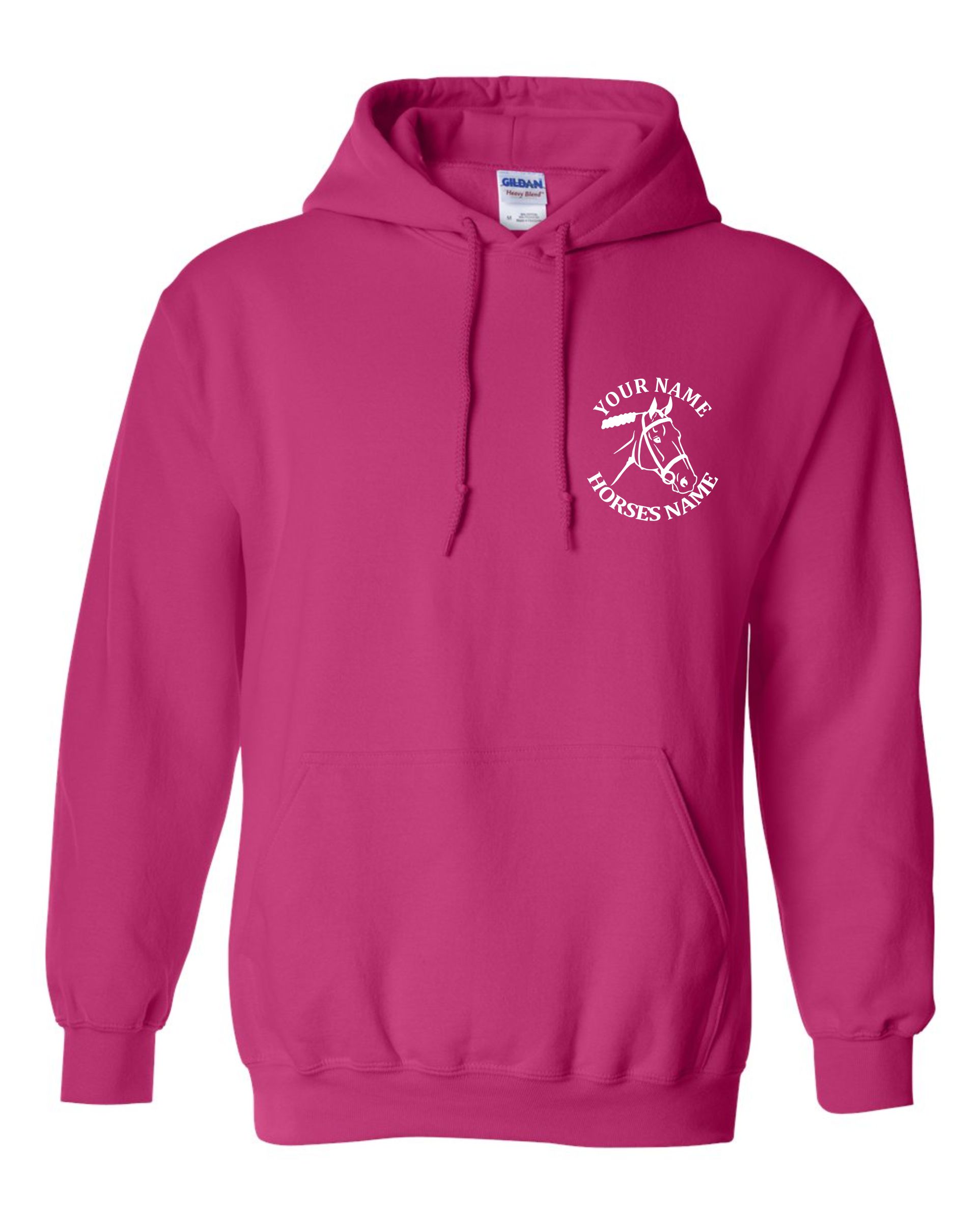 Kids Personalised Horse Head Hoodie, Equestrian Hoodie, Horseriding Hoody - Image 5