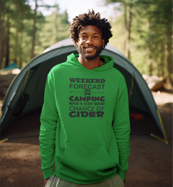 Weekend Forecast Campervan Hoody, Cider Camper Hoodie, V Dub Hoody