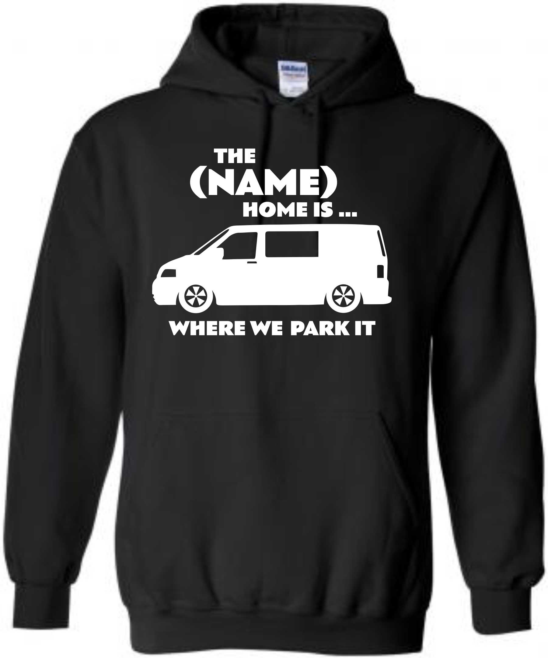 Kids Personalised Campervan Park It Hoodie, Camping Hoody, Name Hooded Sweat - Image 9