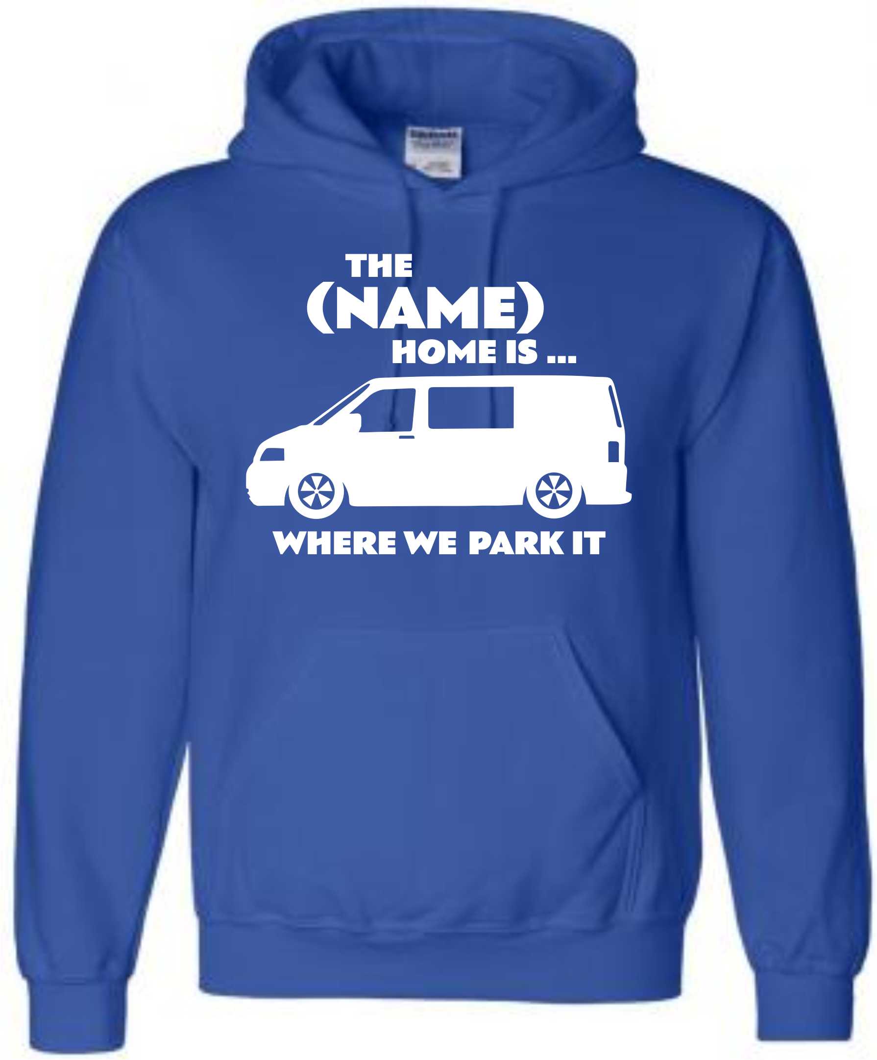 Kids Personalised Campervan Park It Hoodie, Camping Hoody, Name Hooded Sweat - Image 8
