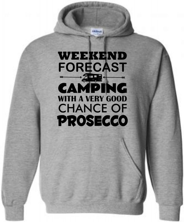 Motorhome Hoodie, Prosecco Motorhome Hoody, Camping Prosecco Hoody Alcohol Funny Hooded Sweat - Image 5