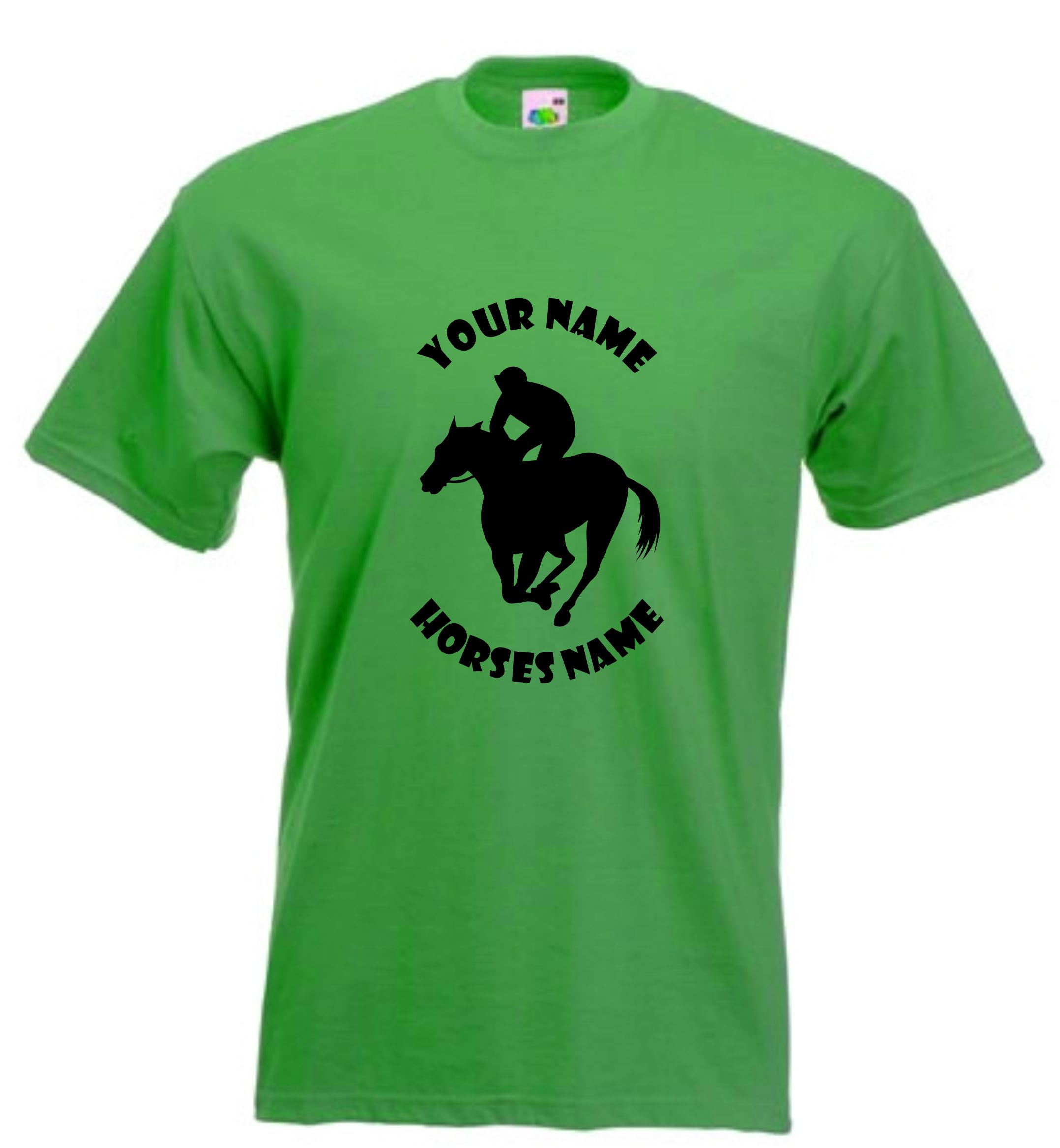 Horseracing Riding Kids T-Shirt, Horseriding Personalised TShirt