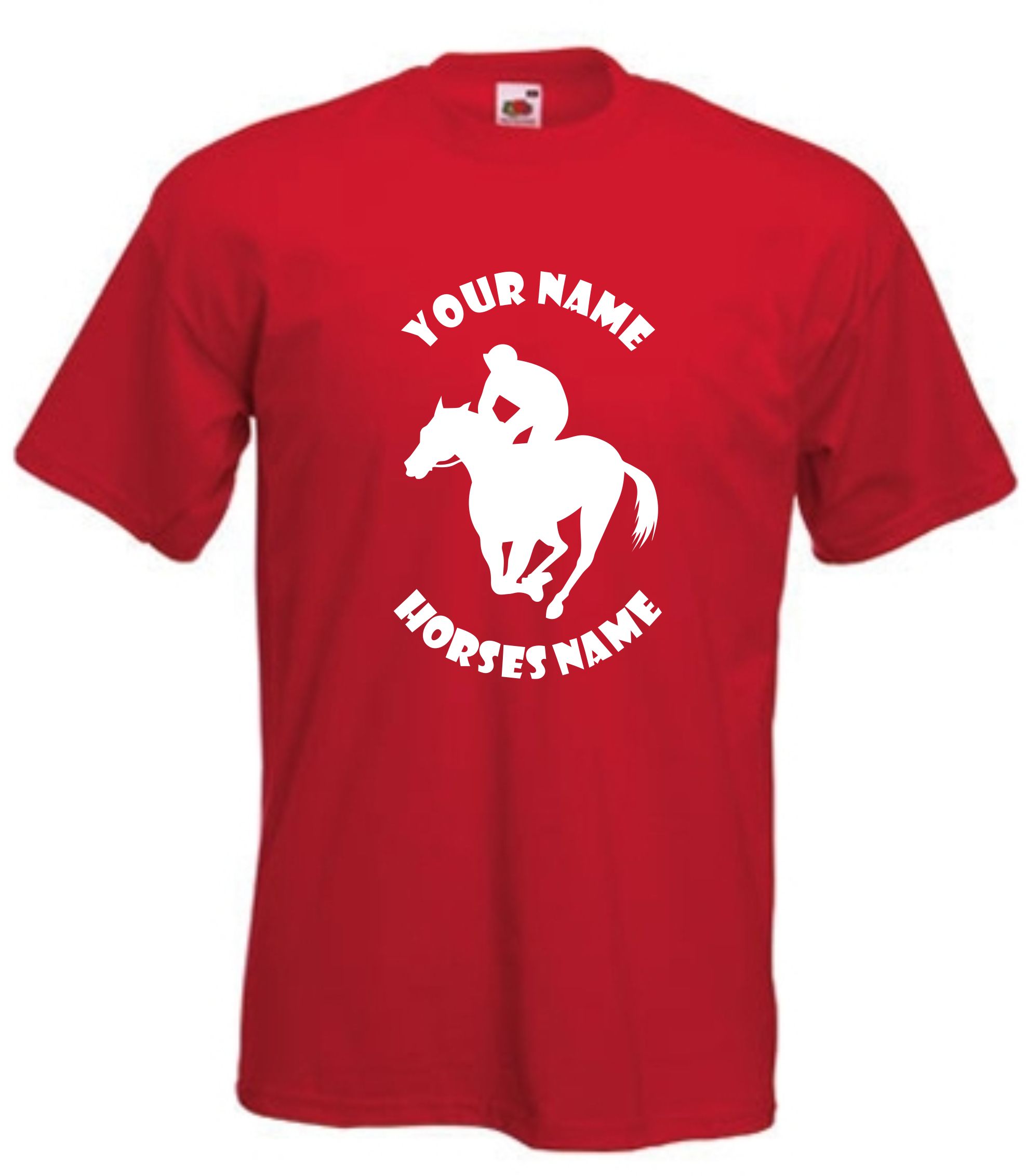 Horseracing Riding Kids T-Shirt, Horseriding Personalised TShirt - Image 4