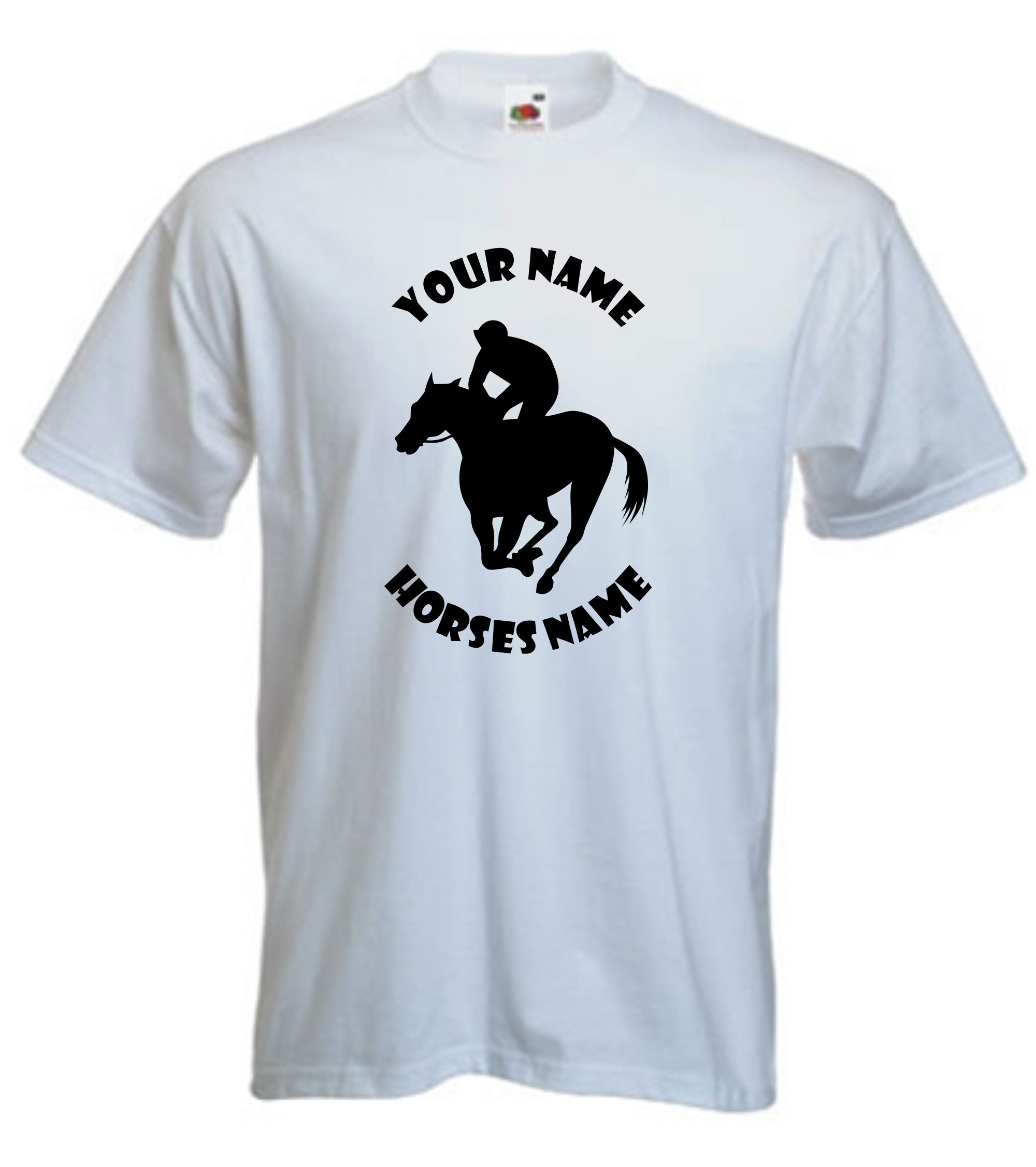 Horseracing Riding Kids T-Shirt, Horseriding Personalised TShirt - Image 3
