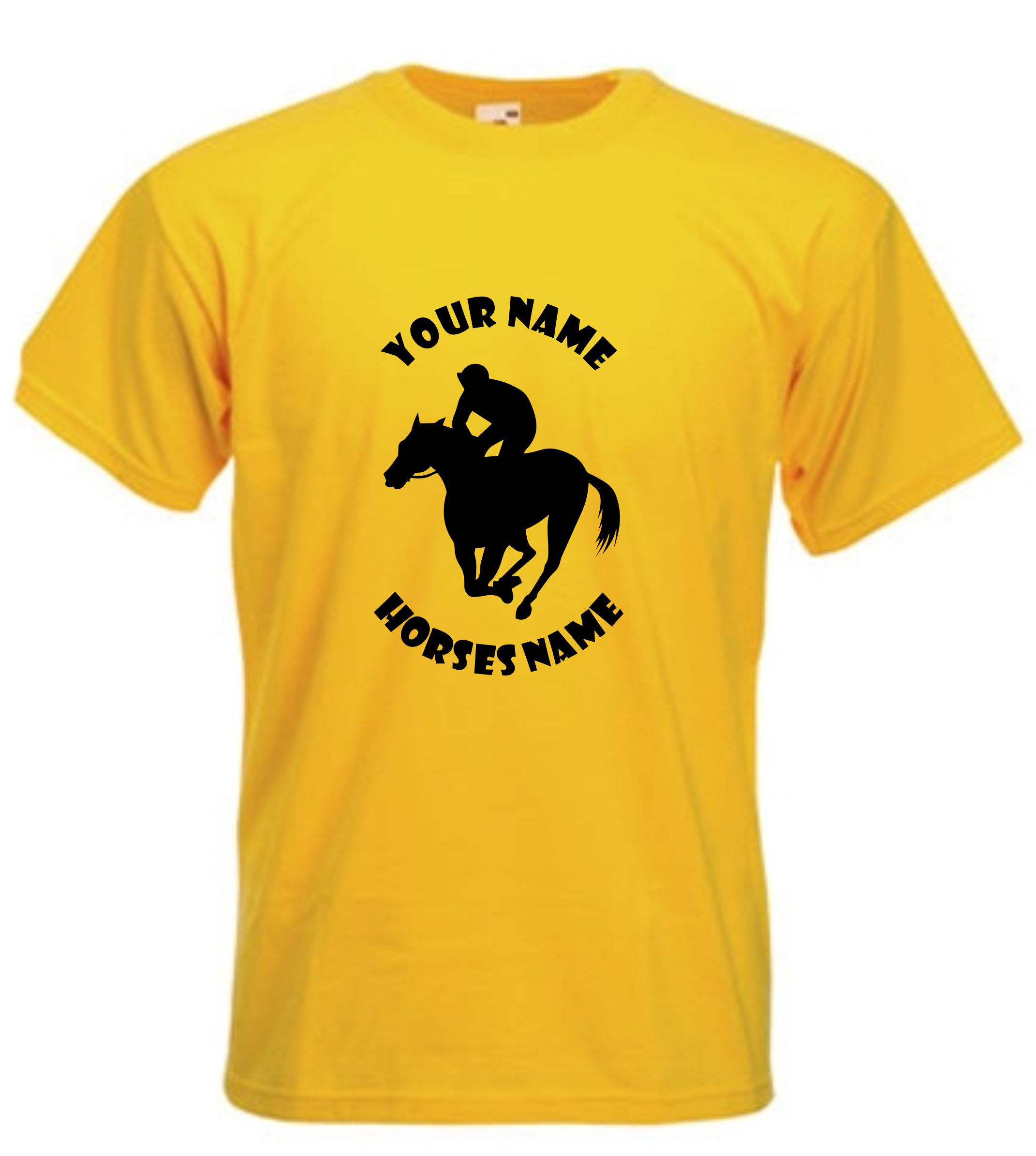 Horseracing Riding Kids T-Shirt, Horseriding Personalised TShirt - Image 2