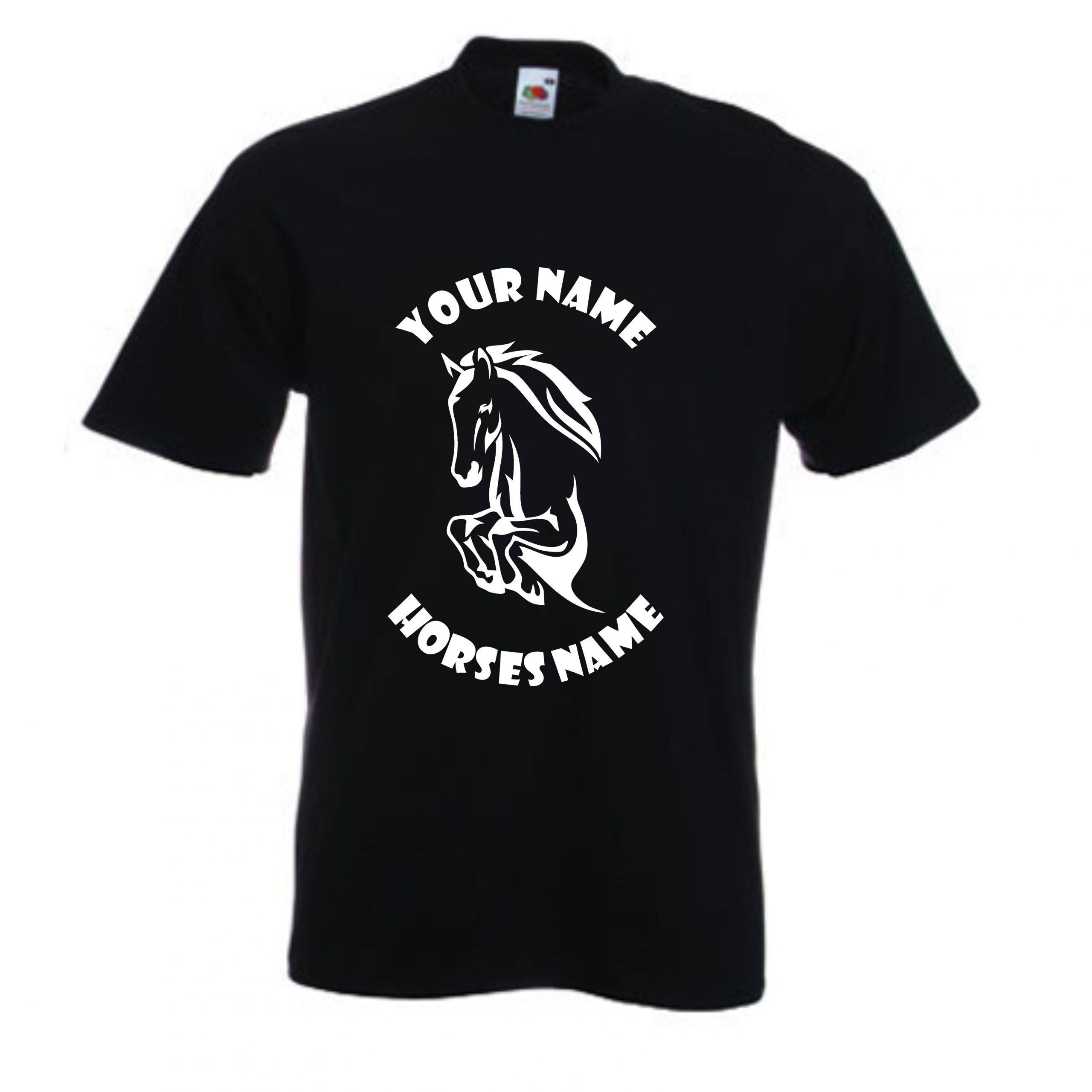 Stallion Horse Riding Kids T-Shirt, Horseriding Personalised TShirt - Image 9