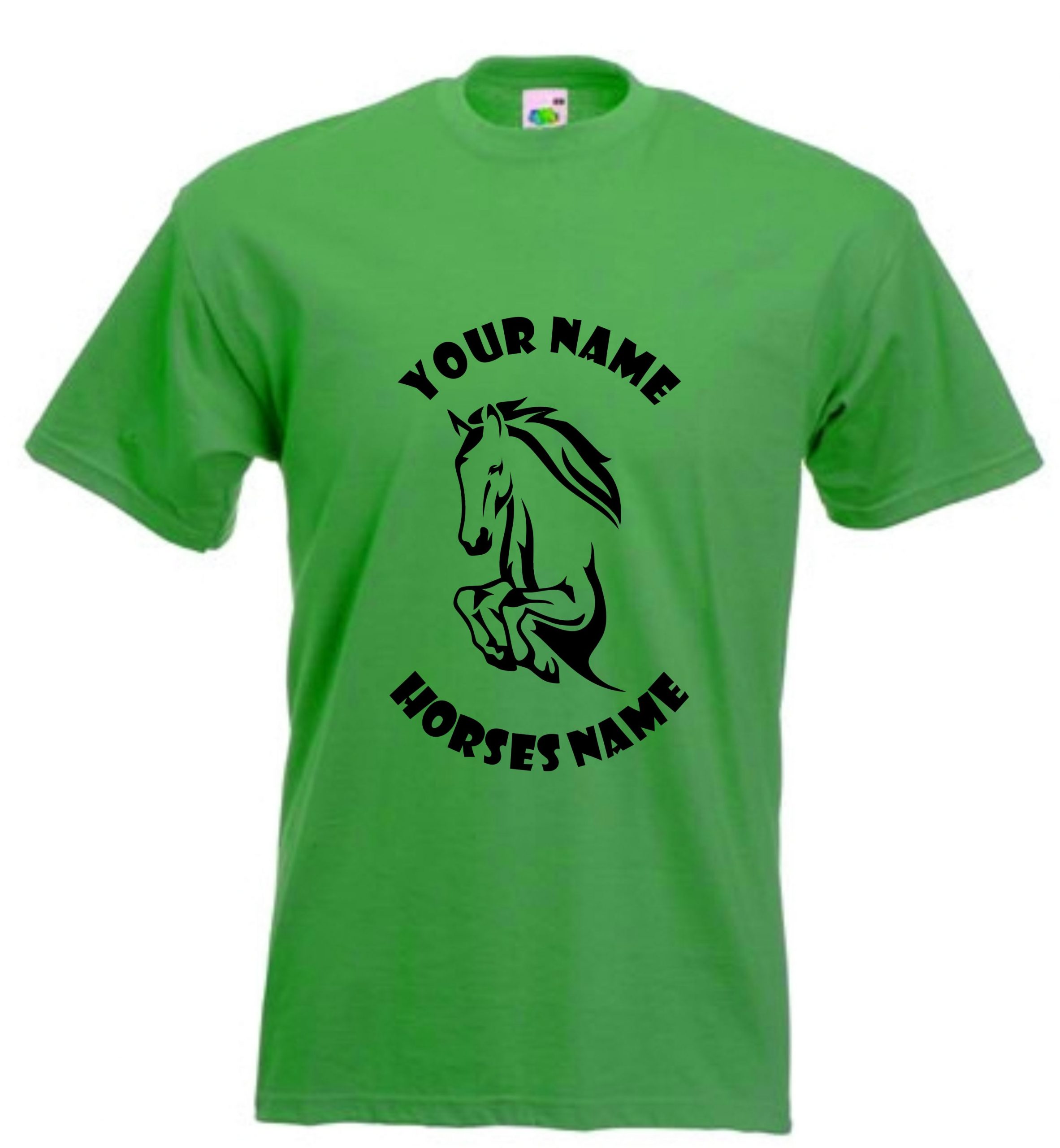 Stallion Horse Riding Kids T-Shirt, Horseriding Personalised TShirt - Image 7