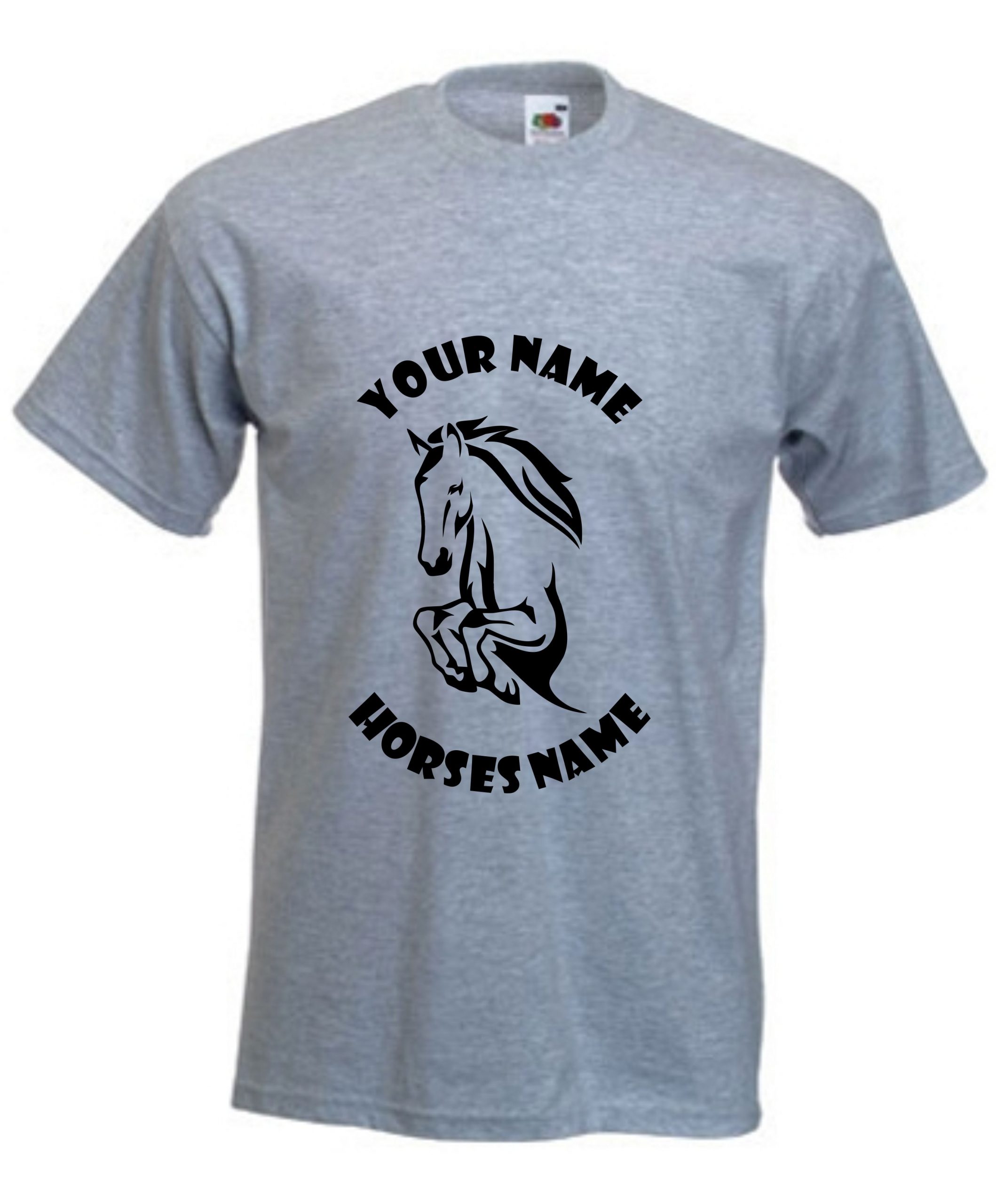 Stallion Horse Riding Kids T-Shirt, Horseriding Personalised TShirt