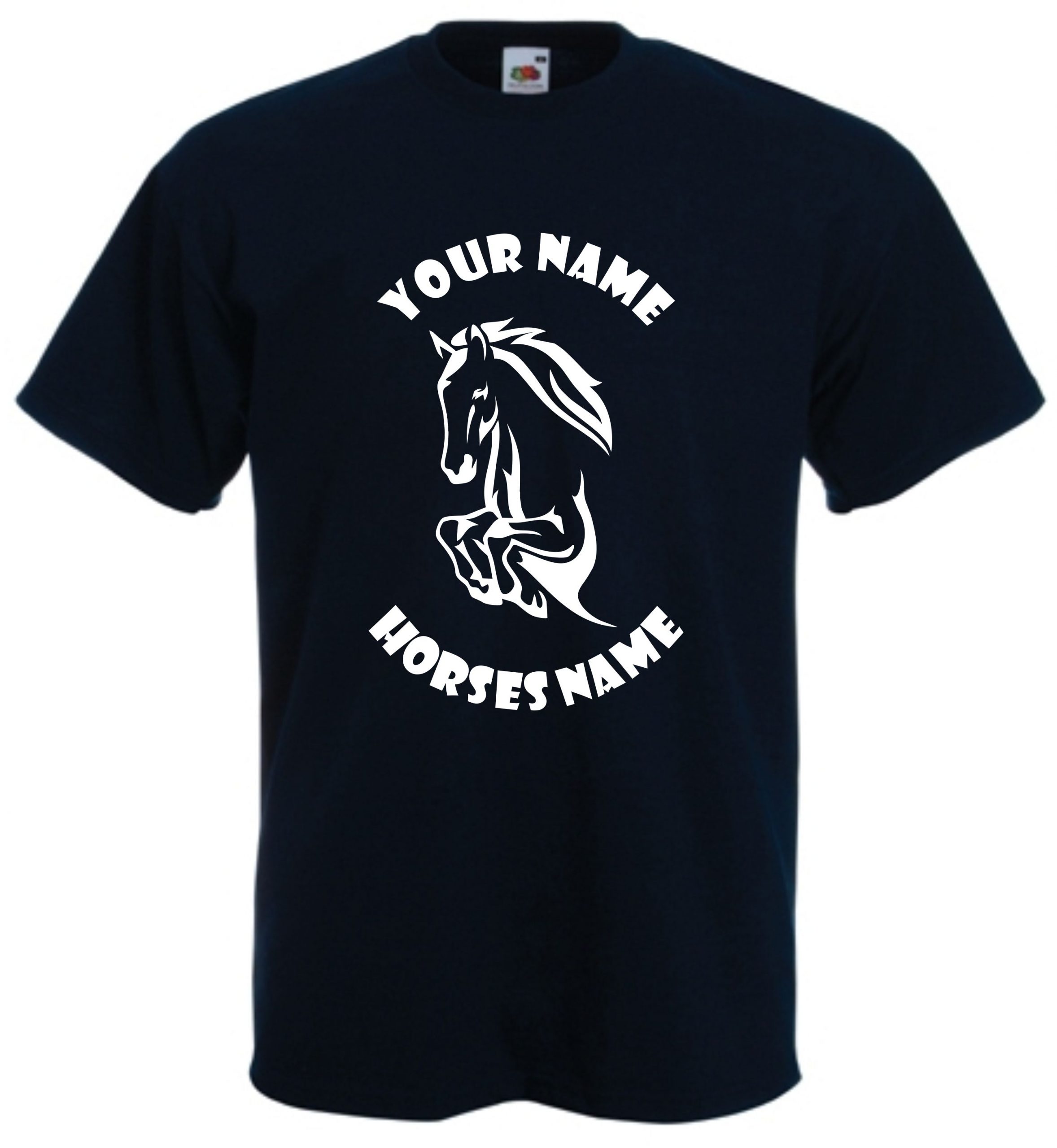 Stallion Horse Riding Kids T-Shirt, Horseriding Personalised TShirt - Image 6