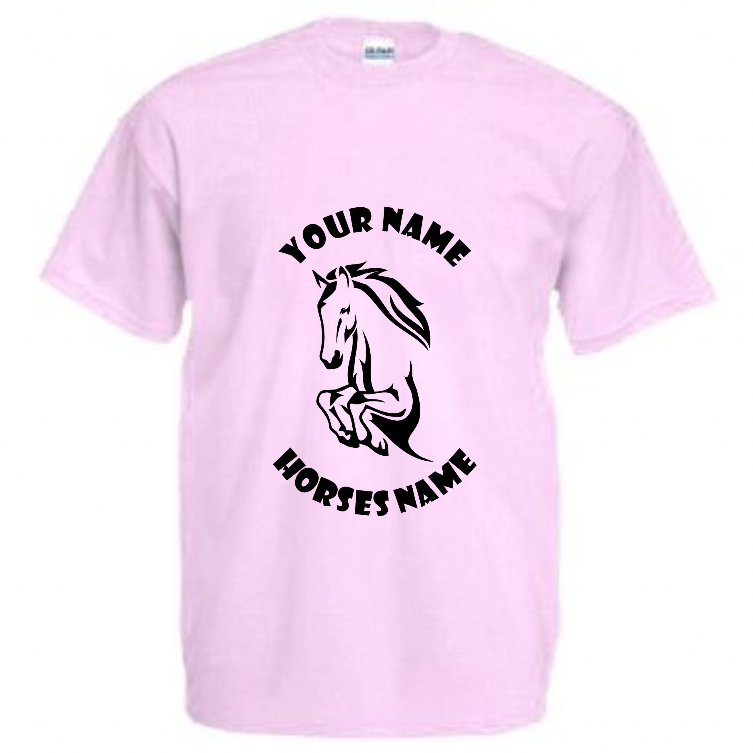 Stallion Horse Riding Kids T-Shirt, Horseriding Personalised TShirt - Image 5