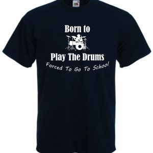 Kids Born to Drum T-Shirt, Drummer T Shirt, Drumming Tshirt
