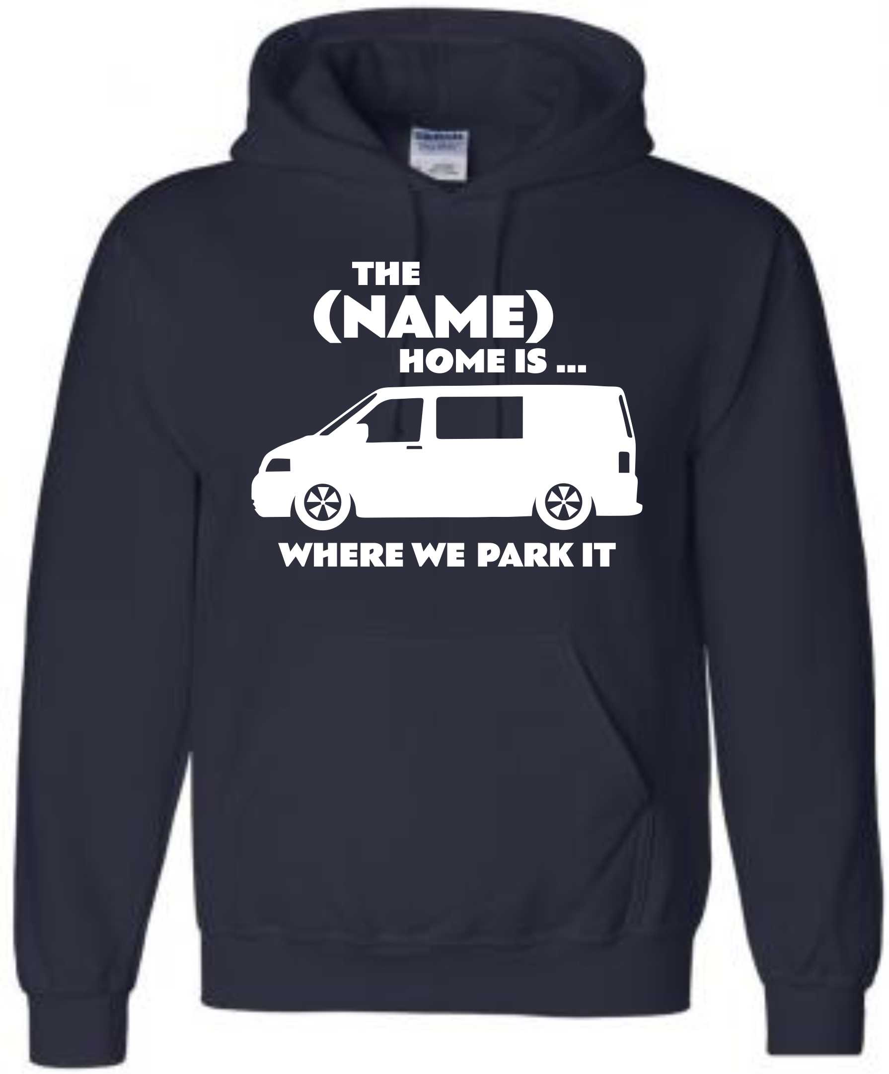 Kids Personalised Campervan Park It Hoodie, Camping Hoody, Name Hooded Sweat - Image 5