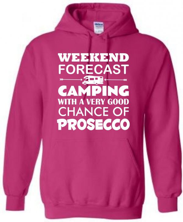 Motorhome Hoodie, Prosecco Motorhome Hoody, Camping Prosecco Hoody Alcohol Funny Hooded Sweat - Image 3