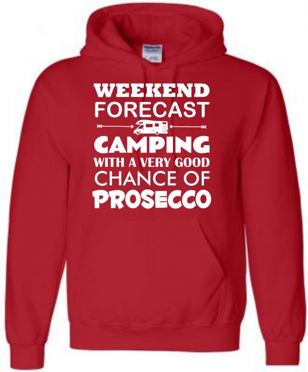 Motorhome Hoodie, Prosecco Motorhome Hoody, Camping Prosecco Hoody Alcohol Funny Hooded Sweat - Image 2