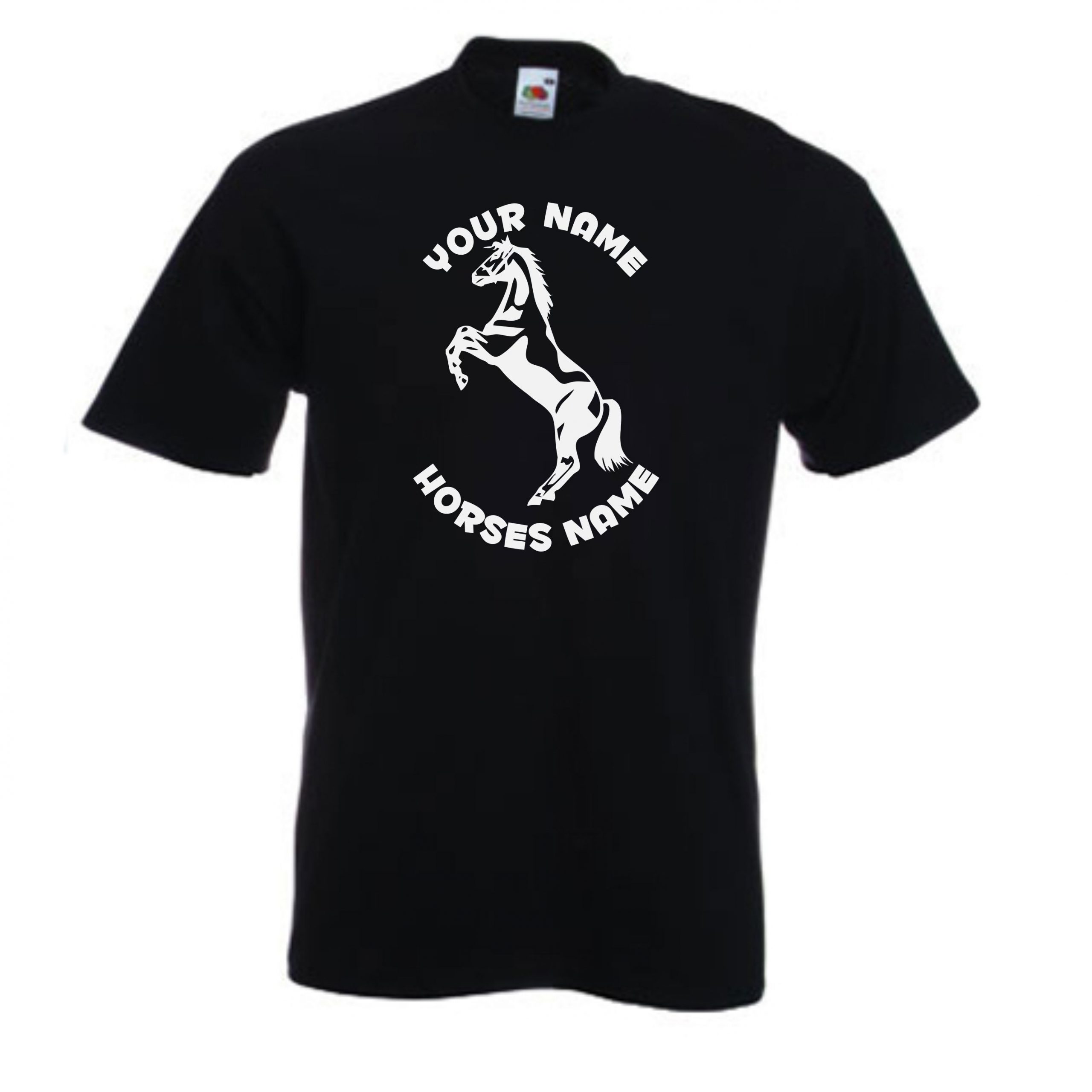 Stallion Rearing Horse Riding Kids T-Shirt, Horseriding Personalised TShirt - Image 9